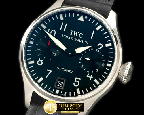 IWC Big Pilot 7 Days SS/LE Black A52010 -IWC0252B