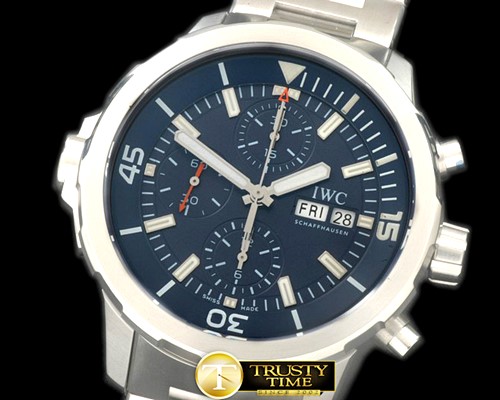 IWC 2014 Aquatimer Cousteau Diver SS/SS Blue A7750 -IWC0255C