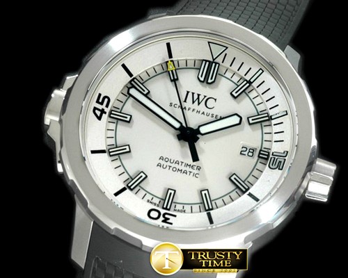 IWC 2013 Aquatime Auto SS/RU White A2836 -IWC0264A