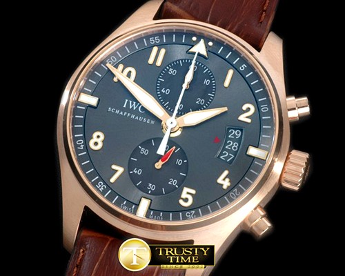 IWC 387803 Spitfire RG/LE Grey 7750 -IWC0270