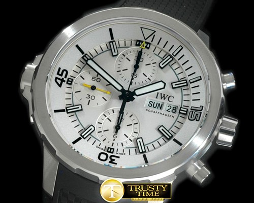 IWC 2014 Aquatimer Cousteau Diver SS/RU White A7750 -IWC0272A