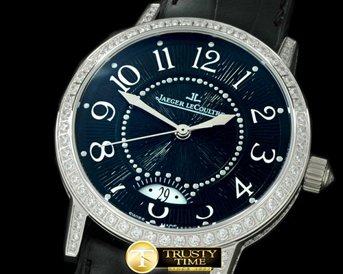 예거 르쿨트르 RendezVous Date SS/LE Black Asian 28242 -JL058E