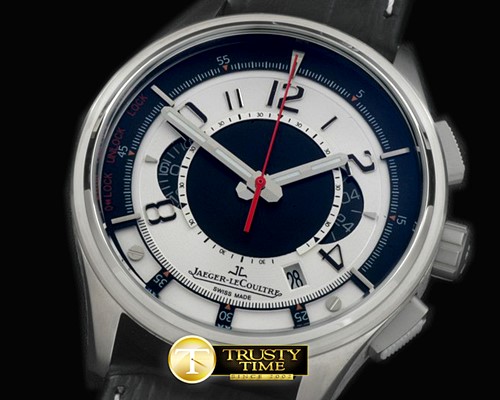 예거 르쿨트르 Master Compressor Chrono SS/LE White Jap OS Chrono Qtz -JL064B