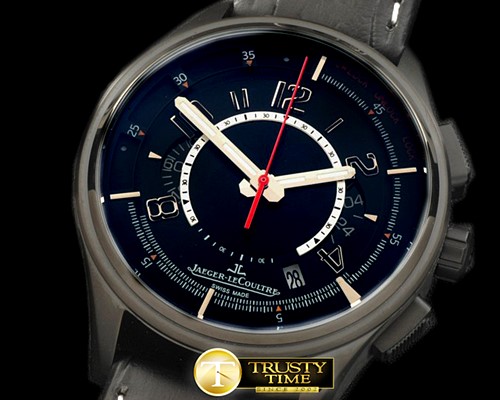 예거 르쿨트르 Master Compressor Chrono PVD/LE Black Jap OS Chrono Qtz -JL065B