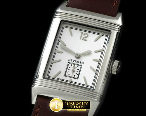 예거 르쿨트르 Reverso Classique SS/LE White Num Jap Qtz -JL079C