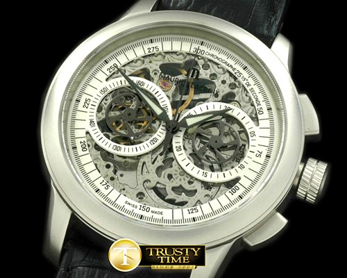 모리스 라크로와 Masterpiece Skeleton Chronographe SS/LE WhtVenus HW -MAU007A