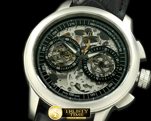모리스 라크로와 Masterpiece Skeleton Chronographe SS/LE BlkVenus HW -MAU007B