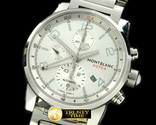 몽블랑 Timewalker Chrono SS/SS White Asia 7750 28800bph -MB050A