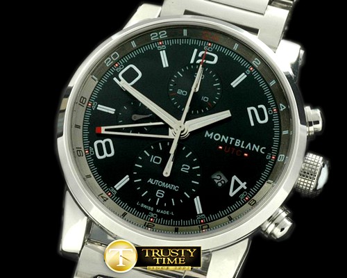 몽블랑 Timewalker Chrono SS/SS Black Asia 7750 28800bph -MB050B