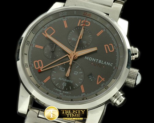 몽블랑 Timewalker Chrono GMT SS/SS Grey Asia 7750 28800 -MB051