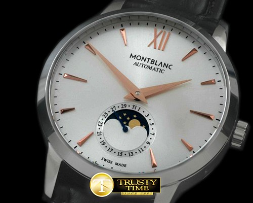 몽블랑 Star Calendar Moonphase SS/LE White M9105 -MB057A
