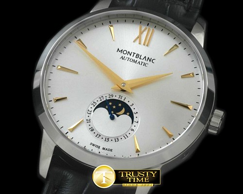 몽블랑 Star Calendar Moonphase SS/LE White M9105 -MB057C