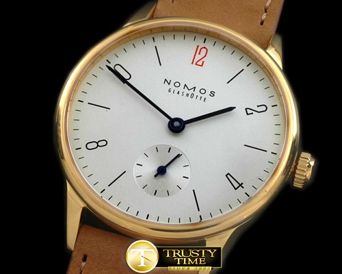 노모스 Tangente RG/LE White Miyota 8205 -NOM011C