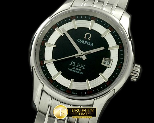 오메가 Deville Co Axial Auto SS/SS Black Asian 2836 -OMG0302F