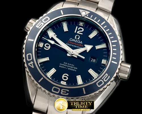 오메가 POcean Ceramic Blue TI/TI Swiss Eta 2824 -OMG0320
