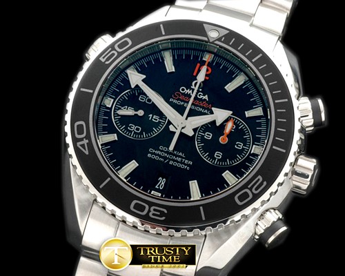 오메가 POcean Chrono SS/SS Blk 7750 -OMG0321B