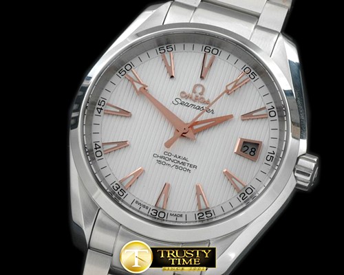 오메가 Aqua Terra Auto SS/SS White/Gold Miyota 8205 -OMG0324C