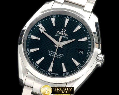 오메가 Aqua Terra Auto SS/SS Black Miyota 8205 -OMG0324D