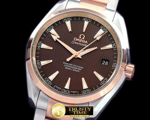 오메가 Aqua Terra Auto SS/RG Brown Miyota 8205 -OMG0325A