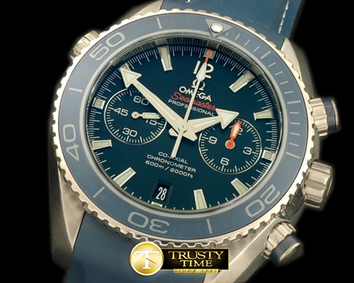 오메가 POcean Chrono TI/RU Blue 7750 -OMG0330