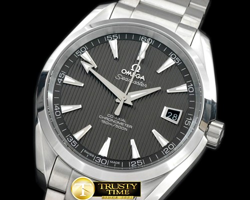 오메가 Aqua Terra Auto SS/SS Grey Miyota 8205 -OMG0333