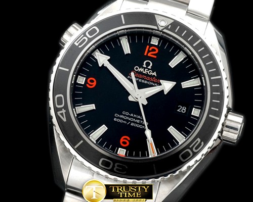 오메가 POcean Ceramic SS/SS Black Miyota 8205 -OMG0334F