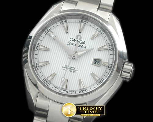 오메가 Aqua Terra Auto SS/SS White Miyota 8205 -OMG0343