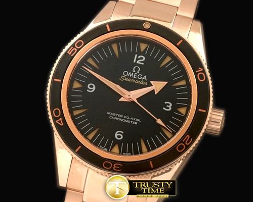 오메가 Seamaster 2014 RG/RG Blk M8205 -OMG0401