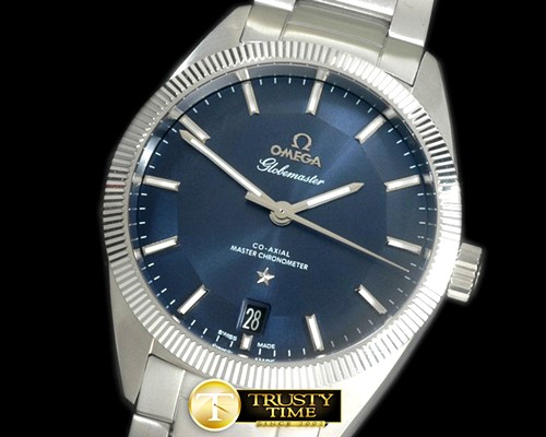 오메가 Globemaster SS/SS Blue Miyota 8205 -OMG0410C