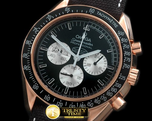 오메가 Speedmaster Snoppy RG/LE Black OS20 Quartz -OMG0412B