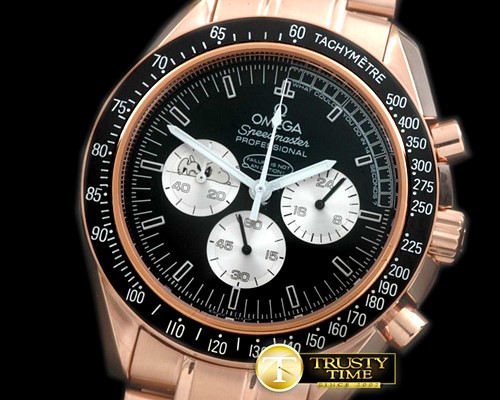 오메가 Speedmaster Snoppy RG/RG Black OS20 Quartz -OMG0413B