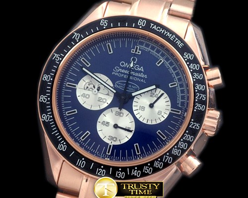 오메가 Speedmaster Snoppy RG/RG Blue OS20 Quartz -OMG0413C
