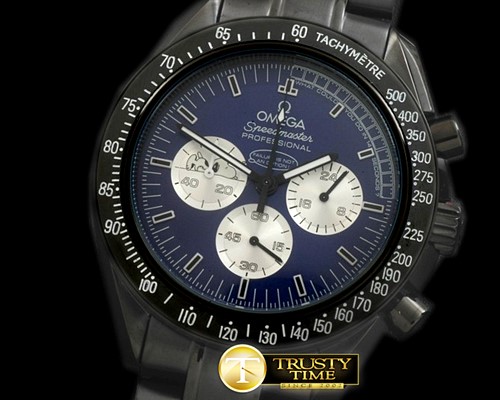 오메가 Speedmaster Snoppy PVD/PVD Blue OS20 Quartz -OMG0414C