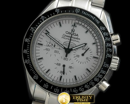 오메가 Speedmaster Snoppy SS/SS White OS20 Quartz -OMG0416A