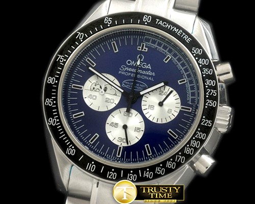 오메가 Speedmaster Snoppy SS/SS Blue OS20 Quartz -OMG0416C