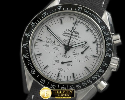 오메가 Speedmaster Snoppy SS/LE White OS20 Quartz -OMG0417A