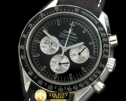 오메가 Speedmaster Snoppy SS/LE Black OS20 Quartz -OMG0417B