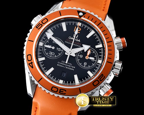 오메가 POcean Chrono SS/RU Org Bez Black 7750 -OMG0432