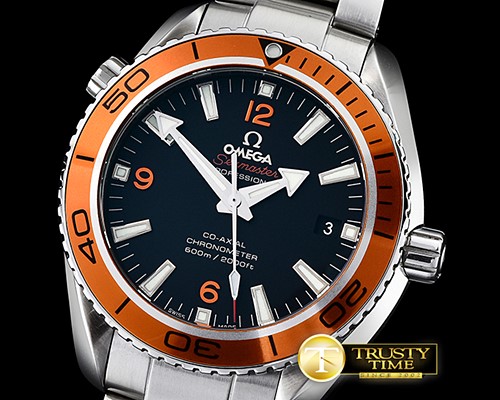오메가 Planet Ocean Ceramic 42mm SS/SS Blk BP Asia 2824 -OMG0455C