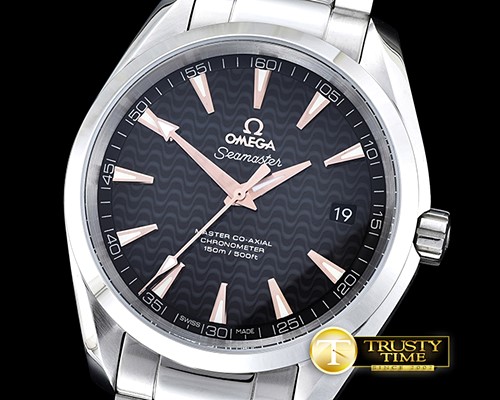 오메가 Seamaster Aqua Terra 41mm SS/SS Black MY8205 Mod8500 -OMG0470A