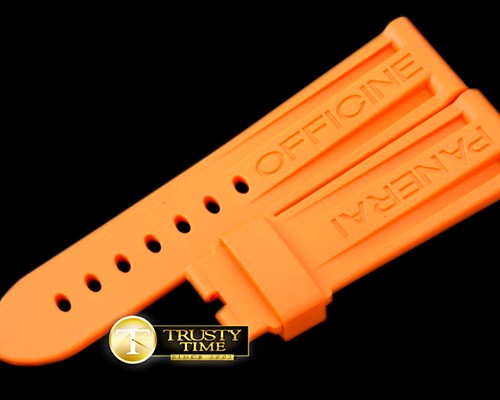 파네라이 24/22 Orange Rubber Strap for 44mm Pams -PACC081C