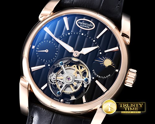 파르미지아니 Tourbillon RG/LE Black Tourbillon -PAR010B