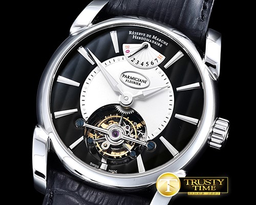 파르미지아니 Parmigiani Tonda 42 Tourbillon SS/LE Black Tourbillon -PAR013A