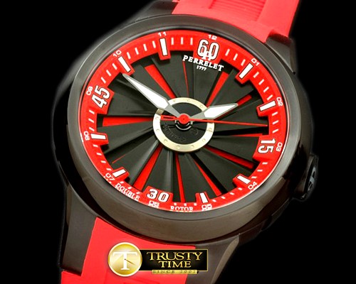 페르렛 Turbine XL PVD/RU Black/Red Jap Quartz -PER018A
