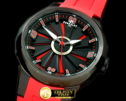 페르렛 Turbine XL PVD/RU Black/Red Jap Quartz -PER018B