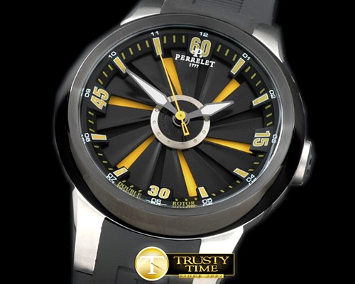 페르렛 Turbine XL SS/RU Black/Yellow Jap Quartz -PER019A