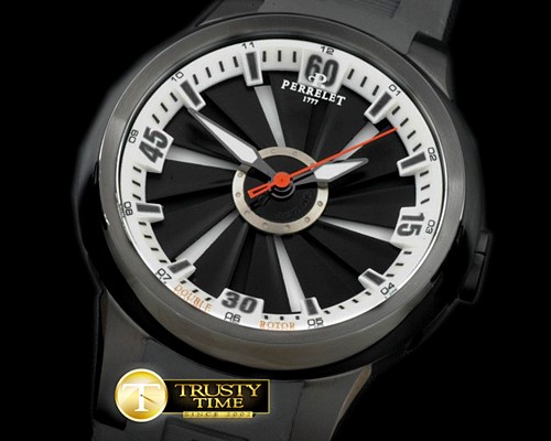 페르렛 Turbine XL PVD/RU Black/White Jap Quartz -PER020C