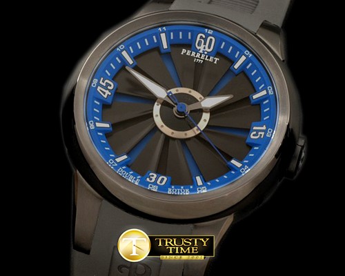 페르렛 Turbine XL PVD/RU Black/Blue Jap Quartz -PER020D