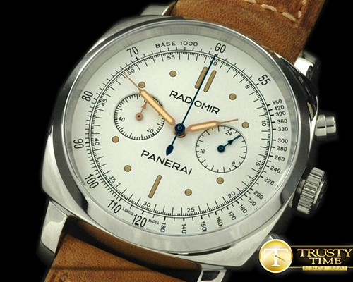 파네라이 Radiomir 1940 Chrono SS/LE White Jap OS20 Quartz -PN1940C