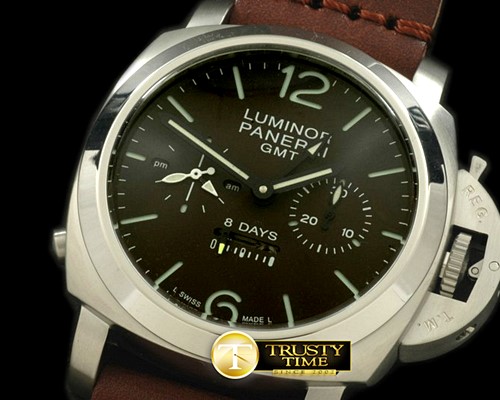 파네라이 Pam 275 1950 8 Days Monopulsate SS/LE Brown Asian 23J -PN275LE2